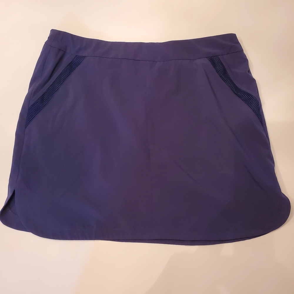 Sunday Blue Performance Skort - Chic Athletic Aesthetic - Size Medium - Picture 5 of 16